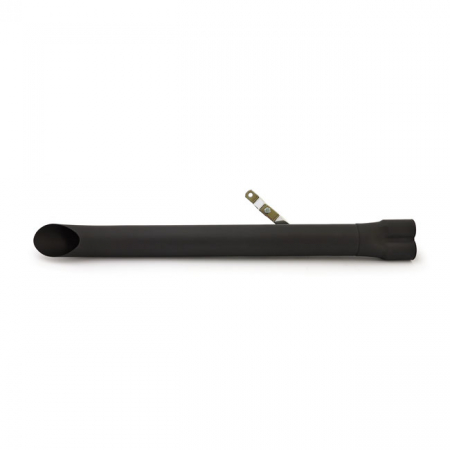 TURN OUT SHOVEL STYLE UNIVERSAL MUFFLER 30" LONG BLACK