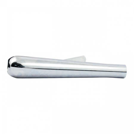 BOMBER UNIVERSAL MUFFLER 17" LONG CHROME