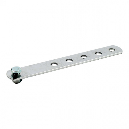 UNIVERSAL EXHAUST MOUNT BRACKET. 8" LONG, 6 HOLES