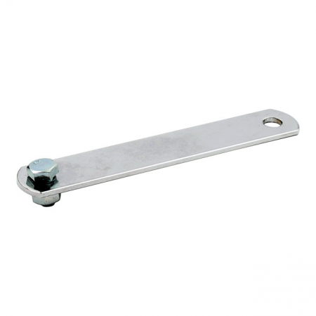 UNIVERSAL EXHAUST MOUNT BRACKET. 6" LONG, 2 HOLES