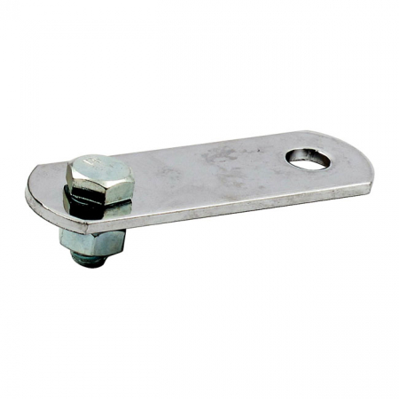 UNIVERSAL EXHAUST MOUNT BRACKET. 3" LONG, 2 HOLES