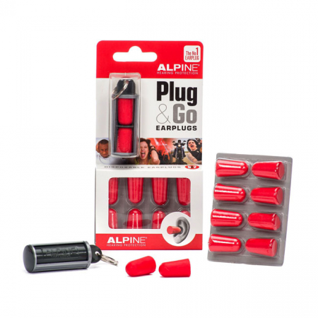 ALPINE PLUG & GO EARPLUGS