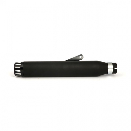 RAGE UNIVERSAL MUFFLER 17" LONG BLACK WITH BLACK END CAP