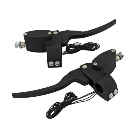 CUSTOM HANDLEBAR CONTROL KIT HYDR. CLUTCH. MATTE BLACK