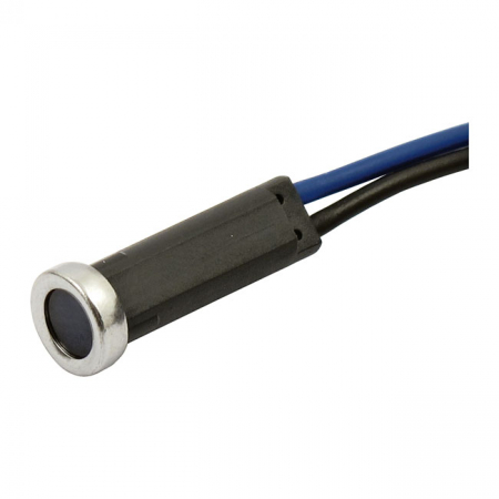 LED INDICATOR LIGHT BLUE LENS