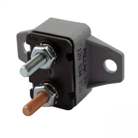 CIRCUIT BREAKER, AUTOMATIC. DUAL MOUNT, PLASTIC. 15A