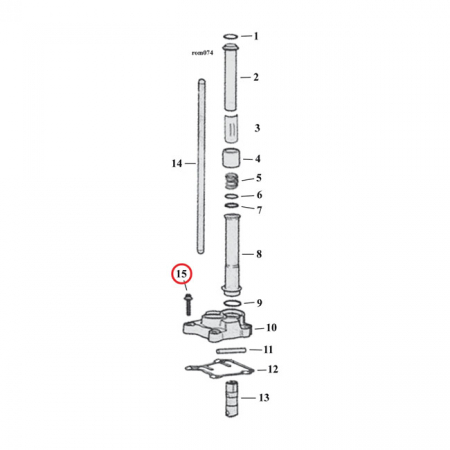 GW, TAPPET BLOCK MOUNT KIT. ALLENHEAD, CHROME