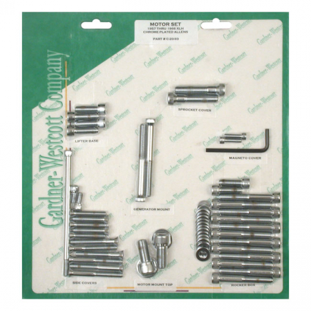 GW MOTOR SCREW SET, CHR. ALLEN