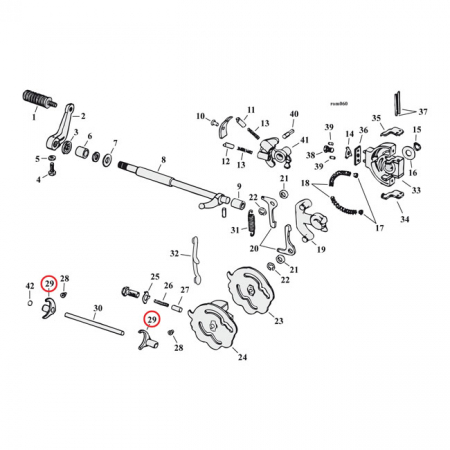 SHIFTER FORK. +.020" O.S.