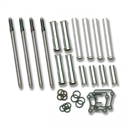 S&S TC CHR. MOLY PUSHROD & COVER KIT