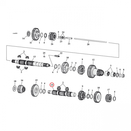 ANDREWS, COUNTERSHAFT, TRANSM.