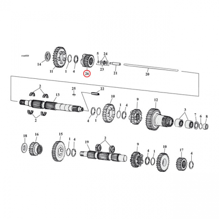 ANDREWS GEAR, 1ST MAINSHAFT