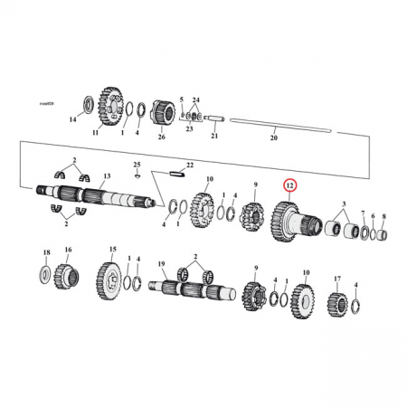 ANDREWS GEAR, 5TH MAINSHAFT