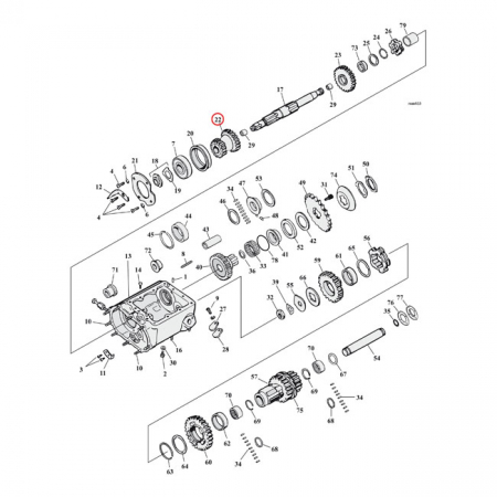 ANDREWS 3.00 STD RATIO 1ST GEAR SET