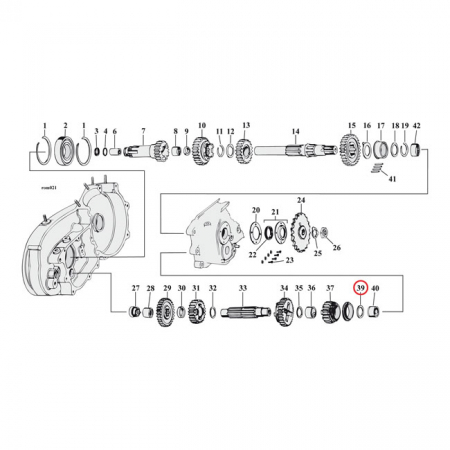 THRUST WASHER C-SHAFT 1ST GEAR .065 INCH