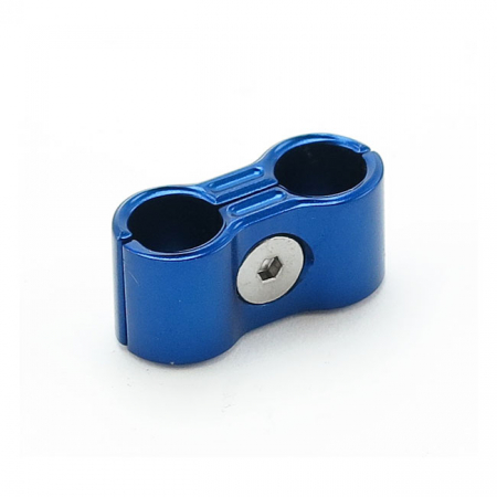 8MM SPARK PLUG WIRE SEPARATOR. GROOVED, BLUE