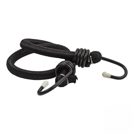 BUNGEE CORD, 24" (60CM) X 10MM THICK. 2 HOOKS