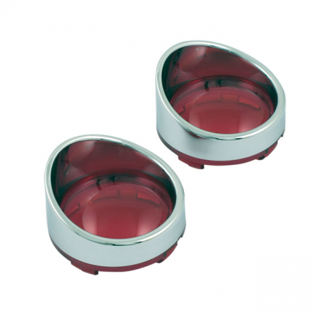 TURN SIGNAL LENS WITH VISOR