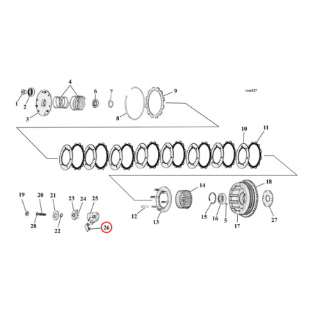 COUPLING, CLUTCH CABLE