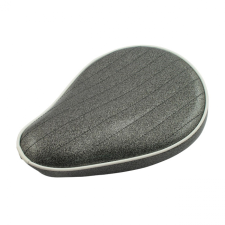 LEPERA, SPRING MOUNTED METALFLAKE SOLO SEAT.CHARCOAL SPARKLE