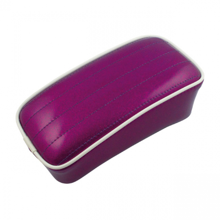 LEPERA, METALFLAKE PASSENGER SEAT. PLUM PURPLE