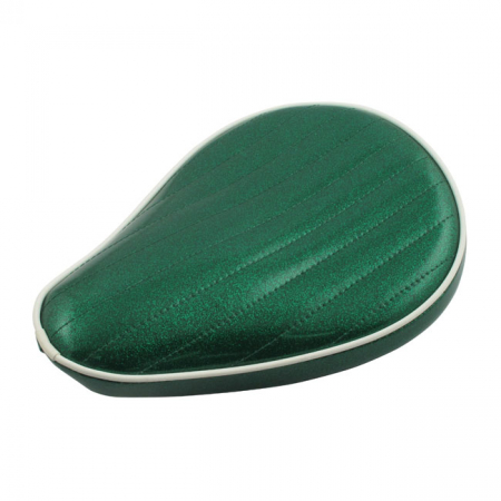 LEPERA, SPRING MOUNTED METALFLAKE SOLO SEAT. MEAN GREEN