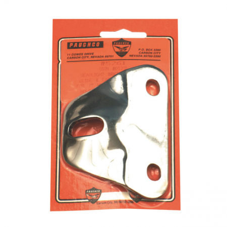 PAUGHCO, HEADLAMP MOUNTING BRACKET. CHROME