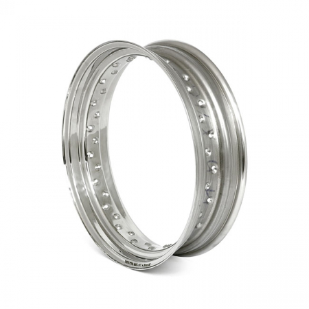 STAINLESS RIM 4.50 X 18. 40 SPOKE