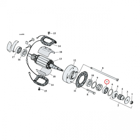 BEARING, GENERATOR DRIVE END