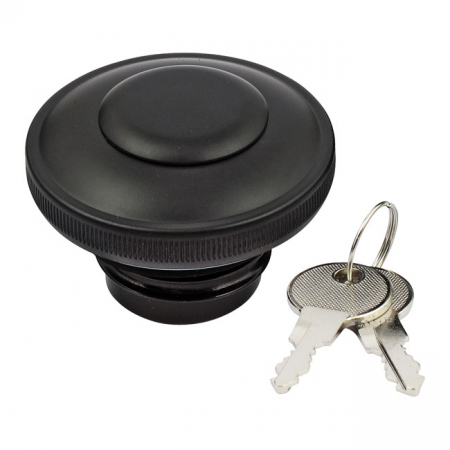 GAS CAP VENTED WITH LOCK, BLACK