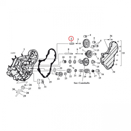 SHAFT, IDLER GEAR