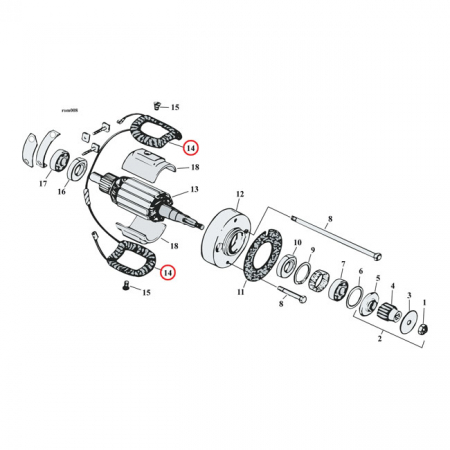 FIELD COILS, GENERATOR 6-VOLT