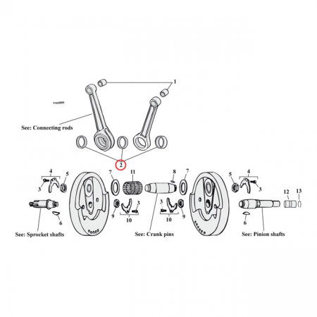 EASTERN CONNECTING ROD RACE SET