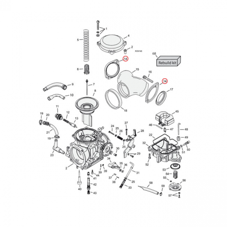 MANIFOLD FLANGE KIT, CHROME