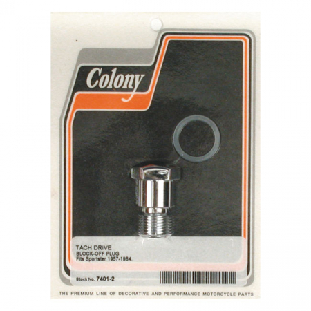 COLONY TACHOMETER HOLE BLOCK-OFF PLUG