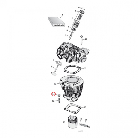 GW CYL BASE NUT KIT, ACORN