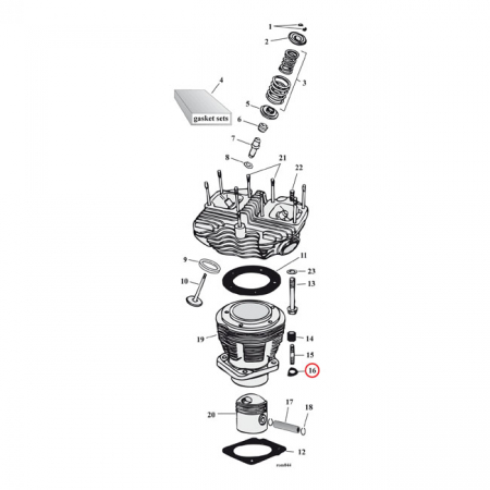 COLONY, CYL BASE SPACERS CHR.