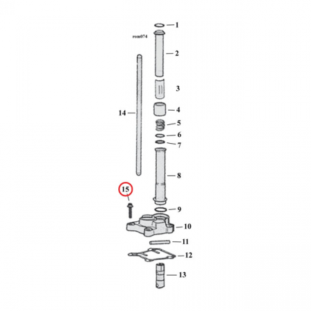 GW, TAPPET BLOCK MOUNT KIT, 12-POINT. CHROME