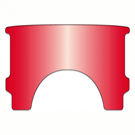 NATIONAL CYCLE, REPL. ADJ. LOWER WINDOW (STYLE A). RED