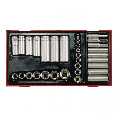 TENG TOOLS, 32PC LONG/SHORT SOCKETS