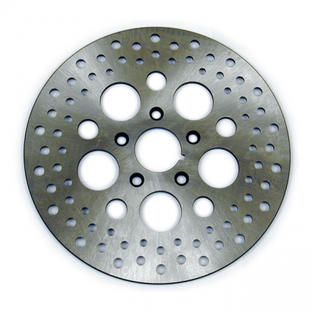 JARRULEVY RST. 1984-99. BRAKE ROTOR STAINLESS DRILLED 11.5 INCH