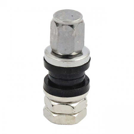 TUBELESS VALVE STEM, FLAT ACORN CAP