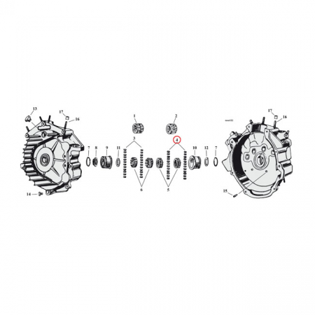 SONNAX ROLLER CRANKCASE/CONROD +.0002"