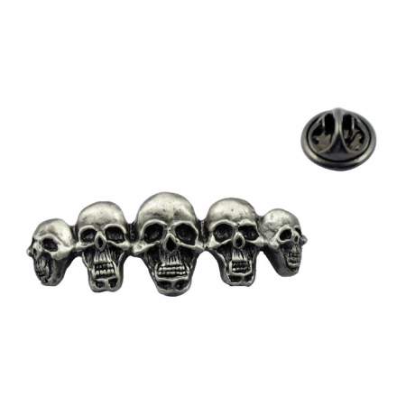 SKULL PIN SKULL GROUP PIN