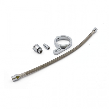 BRAIDED OIL LINE & BRACKET KIT