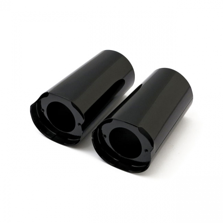 UPPER FORK SLIDER COVERS. BLACK