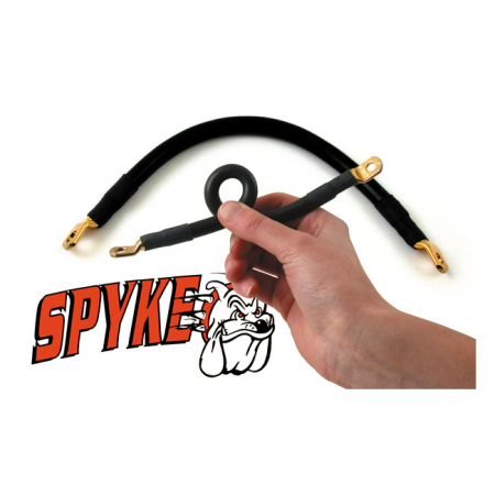 SPYKE, BATTERY CABLE SET. GOLD PLATED