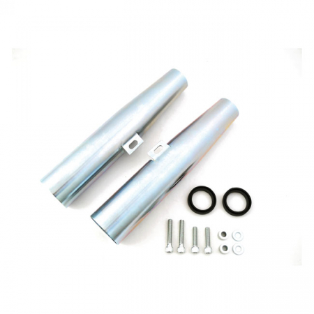 MCS, FORK SHROUDS FOR 39MM FORKS. ZINC