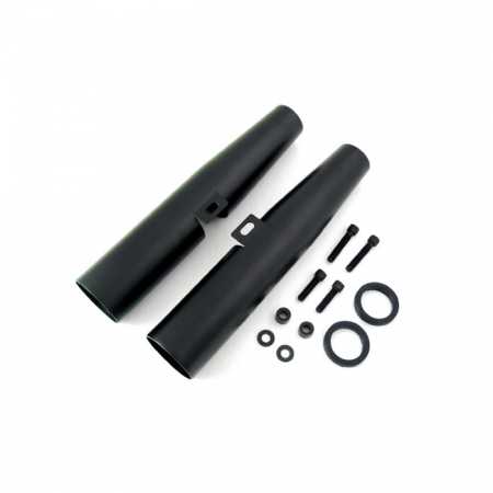 MCS, FORK SHROUDS FOR 39MM FORKS. BLACK