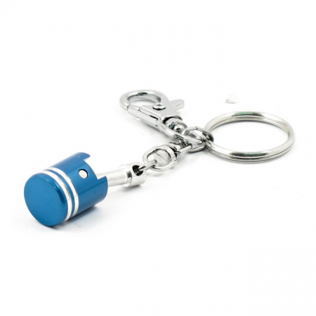 KEYCHAIN PISTON BLUE